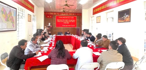 Họp Ban Chỉ đạo Lễ Hội đua ngựa lần thứ nhất, xã Tả Lèng năm 2025