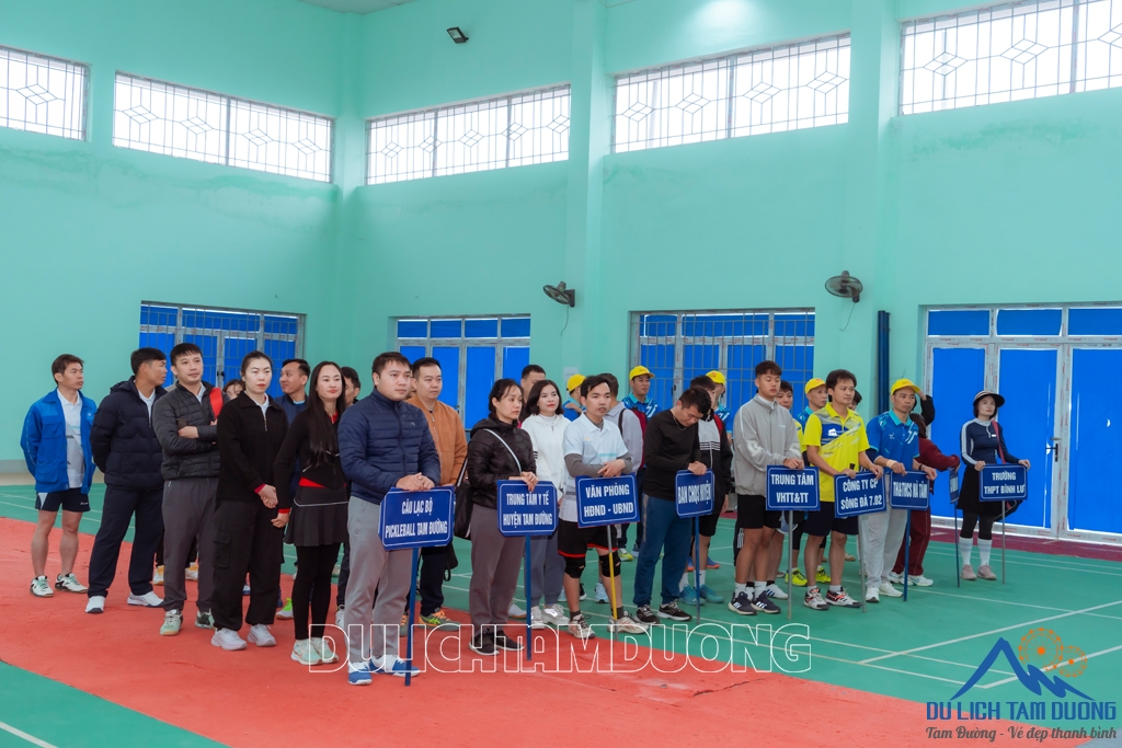 SÔI NỔI GIẢI PICKLEBALL HUYỆN TAM ĐƯỜNG LẦN THƯ I, NĂM 2024