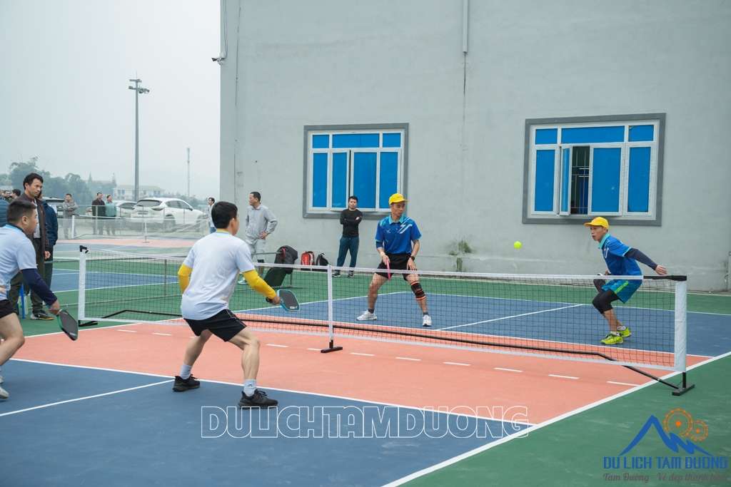 SÔI NỔI GIẢI PICKLEBALL HUYỆN TAM ĐƯỜNG LẦN THƯ I, NĂM 2024