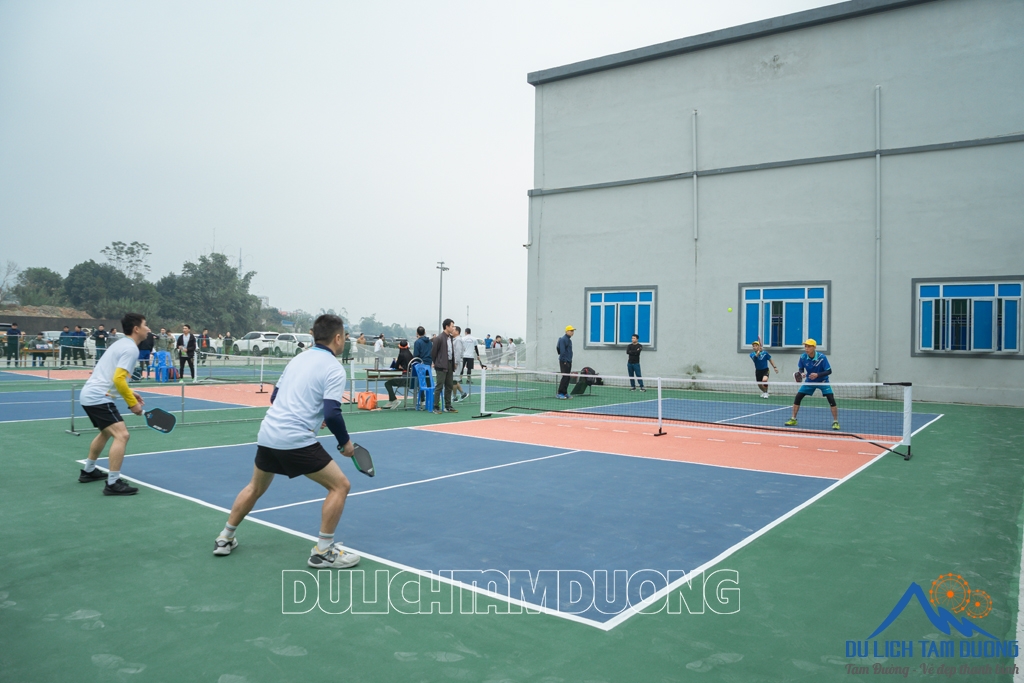 SÔI NỔI GIẢI PICKLEBALL HUYỆN TAM ĐƯỜNG LẦN THƯ I, NĂM 2024