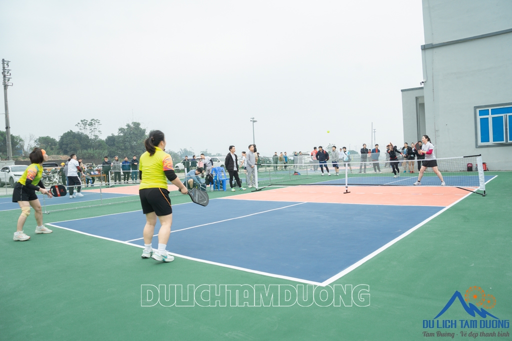 SÔI NỔI GIẢI PICKLEBALL HUYỆN TAM ĐƯỜNG LẦN THƯ I, NĂM 2024