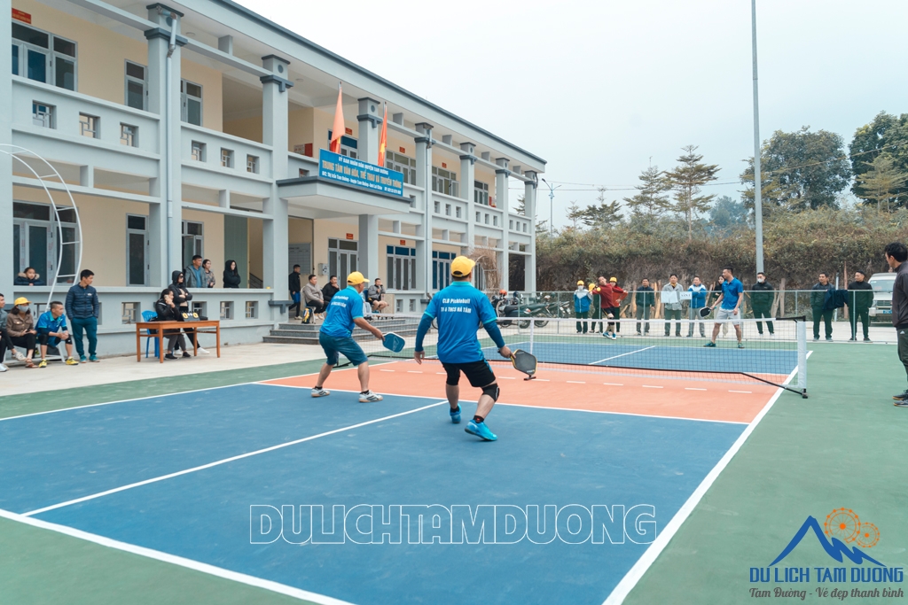 SÔI NỔI GIẢI PICKLEBALL HUYỆN TAM ĐƯỜNG LẦN THƯ I, NĂM 2024