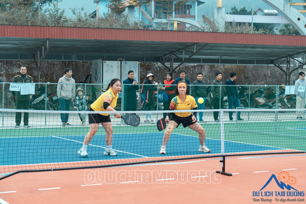 SÔI NỔI GIẢI PICKLEBALL HUYỆN TAM ĐƯỜNG LẦN THƯ I, NĂM 2024