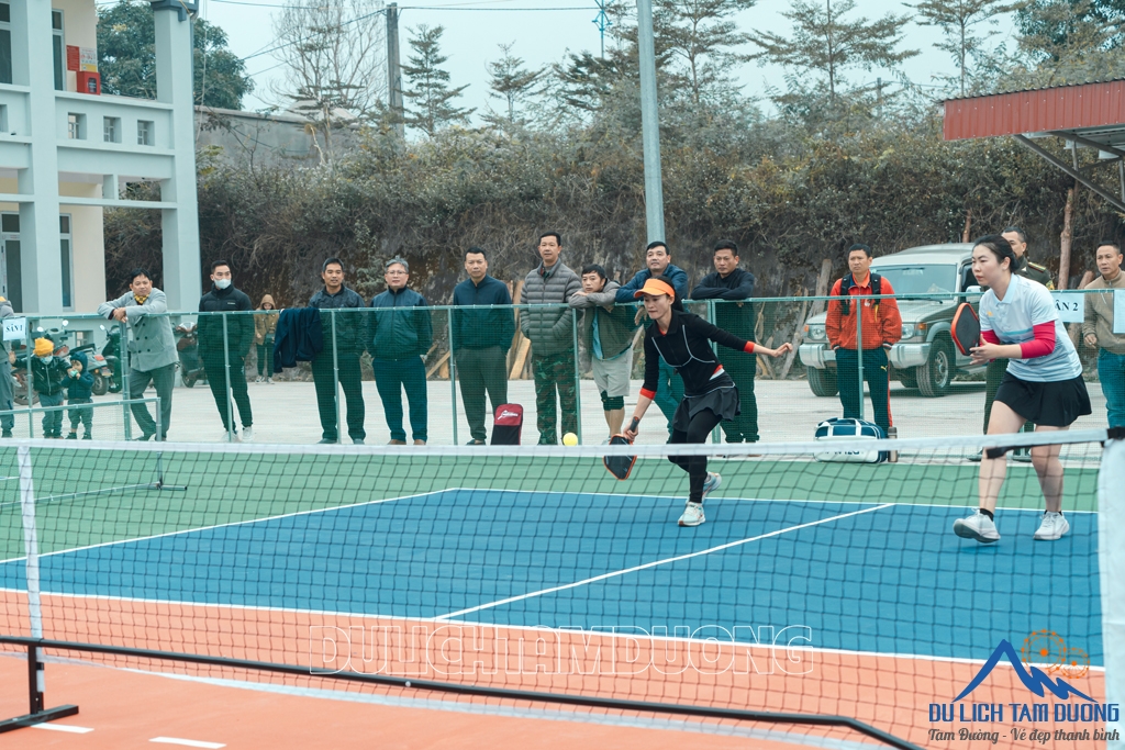 SÔI NỔI GIẢI PICKLEBALL HUYỆN TAM ĐƯỜNG LẦN THƯ I, NĂM 2024