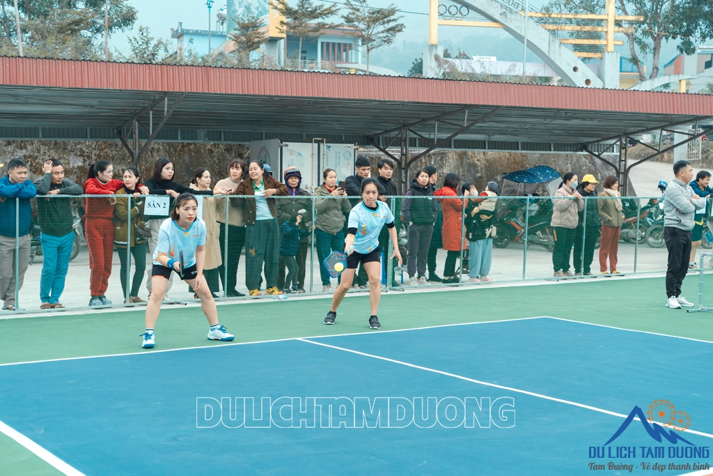 SÔI NỔI GIẢI PICKLEBALL HUYỆN TAM ĐƯỜNG LẦN THƯ I, NĂM 2024