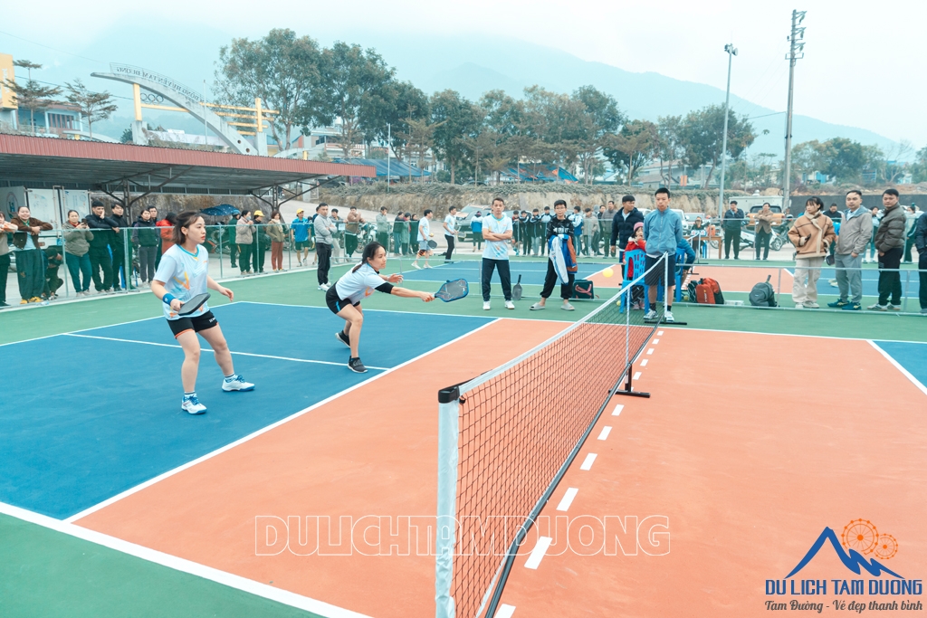 SÔI NỔI GIẢI PICKLEBALL HUYỆN TAM ĐƯỜNG LẦN THƯ I, NĂM 2024