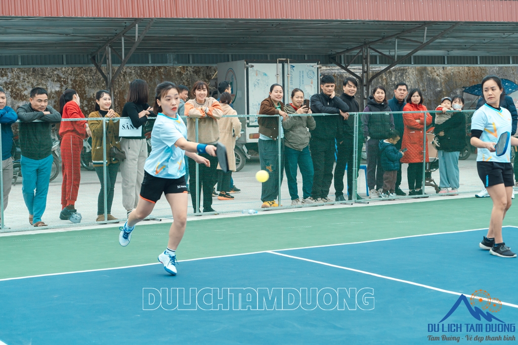 SÔI NỔI GIẢI PICKLEBALL HUYỆN TAM ĐƯỜNG LẦN THƯ I, NĂM 2024