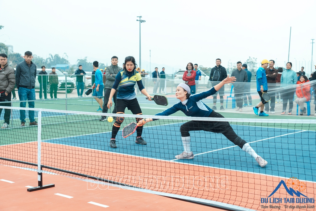 SÔI NỔI GIẢI PICKLEBALL HUYỆN TAM ĐƯỜNG LẦN THƯ I, NĂM 2024