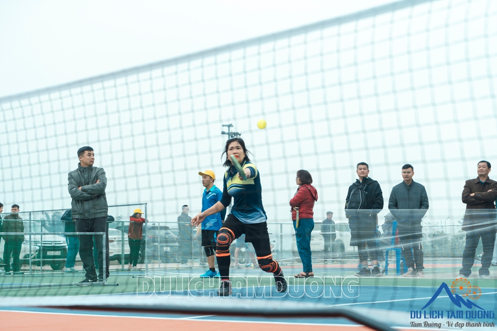 SÔI NỔI GIẢI PICKLEBALL HUYỆN TAM ĐƯỜNG LẦN THƯ I, NĂM 2024