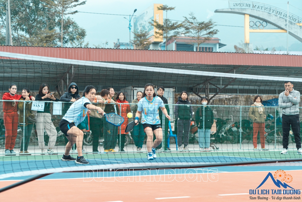 SÔI NỔI GIẢI PICKLEBALL HUYỆN TAM ĐƯỜNG LẦN THƯ I, NĂM 2024