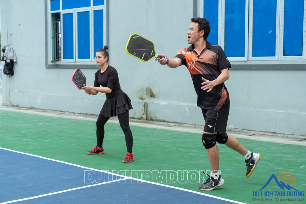 SÔI NỔI GIẢI PICKLEBALL HUYỆN TAM ĐƯỜNG LẦN THƯ I, NĂM 2024