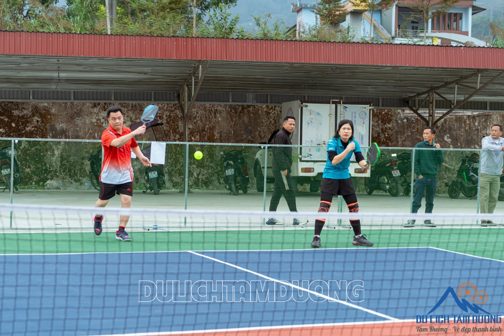 SÔI NỔI GIẢI PICKLEBALL HUYỆN TAM ĐƯỜNG LẦN THƯ I, NĂM 2024