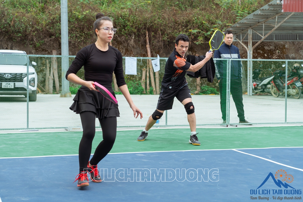 SÔI NỔI GIẢI PICKLEBALL HUYỆN TAM ĐƯỜNG LẦN THƯ I, NĂM 2024