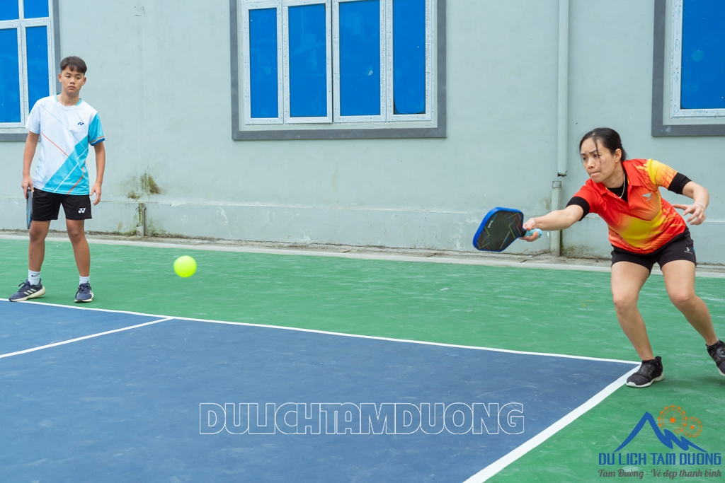 SÔI NỔI GIẢI PICKLEBALL HUYỆN TAM ĐƯỜNG LẦN THƯ I, NĂM 2024