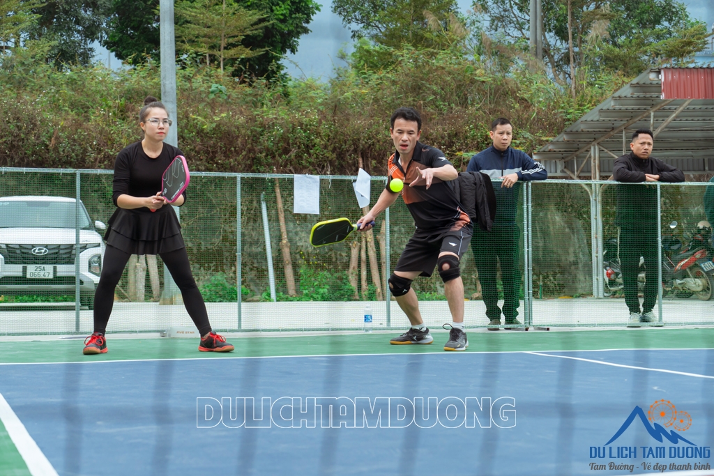 SÔI NỔI GIẢI PICKLEBALL HUYỆN TAM ĐƯỜNG LẦN THƯ I, NĂM 2024