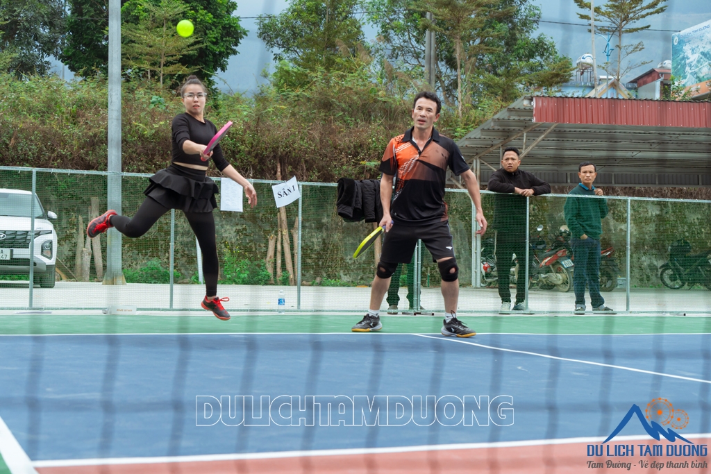 SÔI NỔI GIẢI PICKLEBALL HUYỆN TAM ĐƯỜNG LẦN THƯ I, NĂM 2024