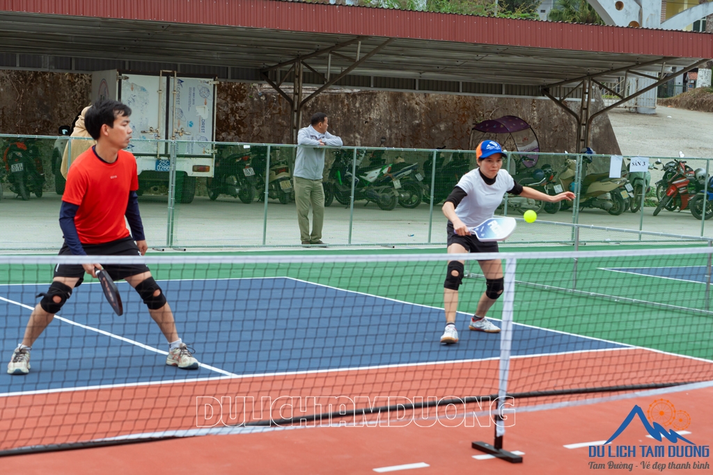 SÔI NỔI GIẢI PICKLEBALL HUYỆN TAM ĐƯỜNG LẦN THƯ I, NĂM 2024