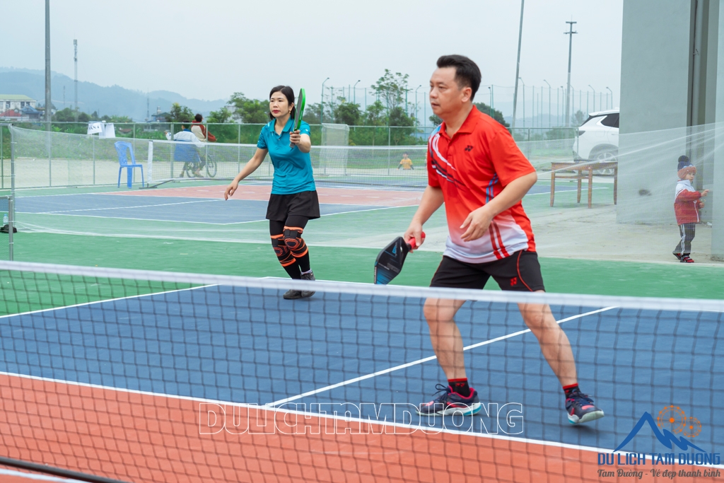 SÔI NỔI GIẢI PICKLEBALL HUYỆN TAM ĐƯỜNG LẦN THƯ I, NĂM 2024