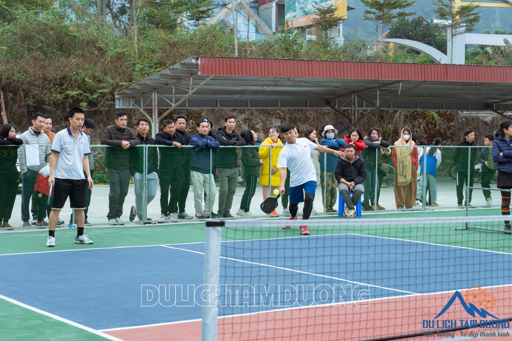 SÔI NỔI GIẢI PICKLEBALL HUYỆN TAM ĐƯỜNG LẦN THƯ I, NĂM 2024