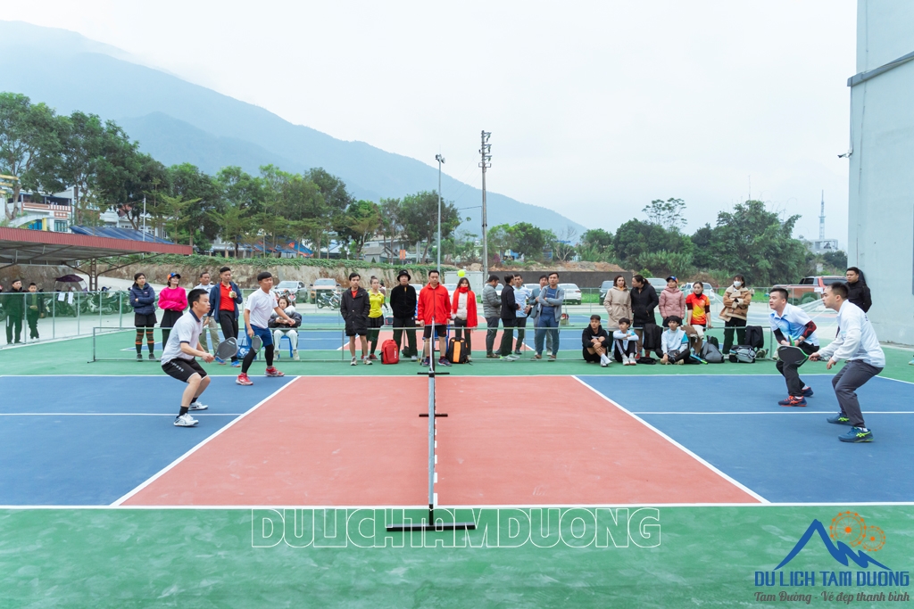 SÔI NỔI GIẢI PICKLEBALL HUYỆN TAM ĐƯỜNG LẦN THƯ I, NĂM 2024