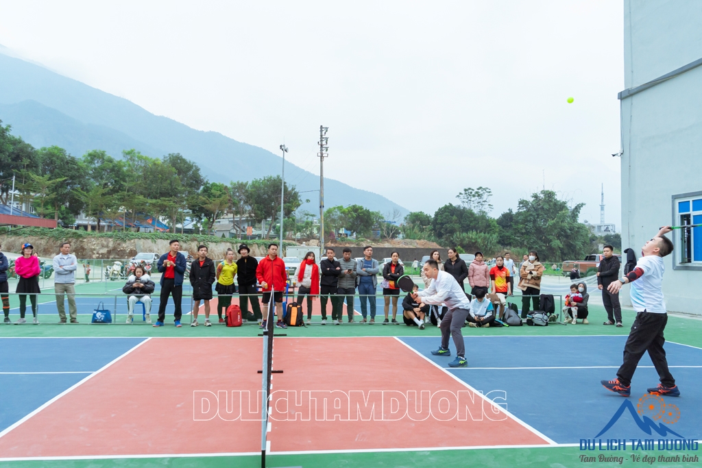 SÔI NỔI GIẢI PICKLEBALL HUYỆN TAM ĐƯỜNG LẦN THƯ I, NĂM 2024