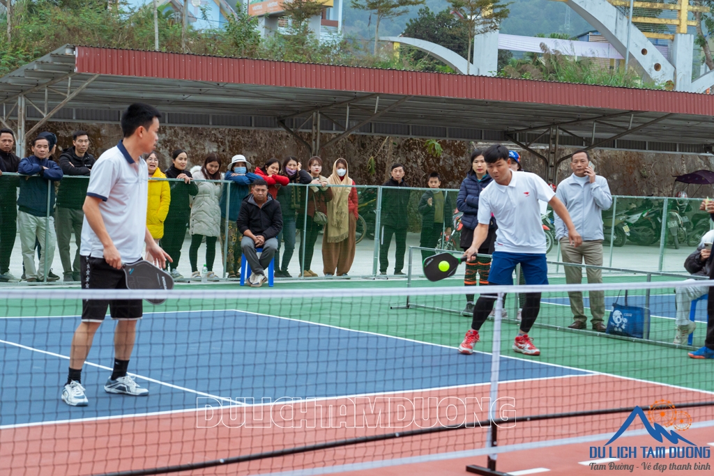 SÔI NỔI GIẢI PICKLEBALL HUYỆN TAM ĐƯỜNG LẦN THƯ I, NĂM 2024