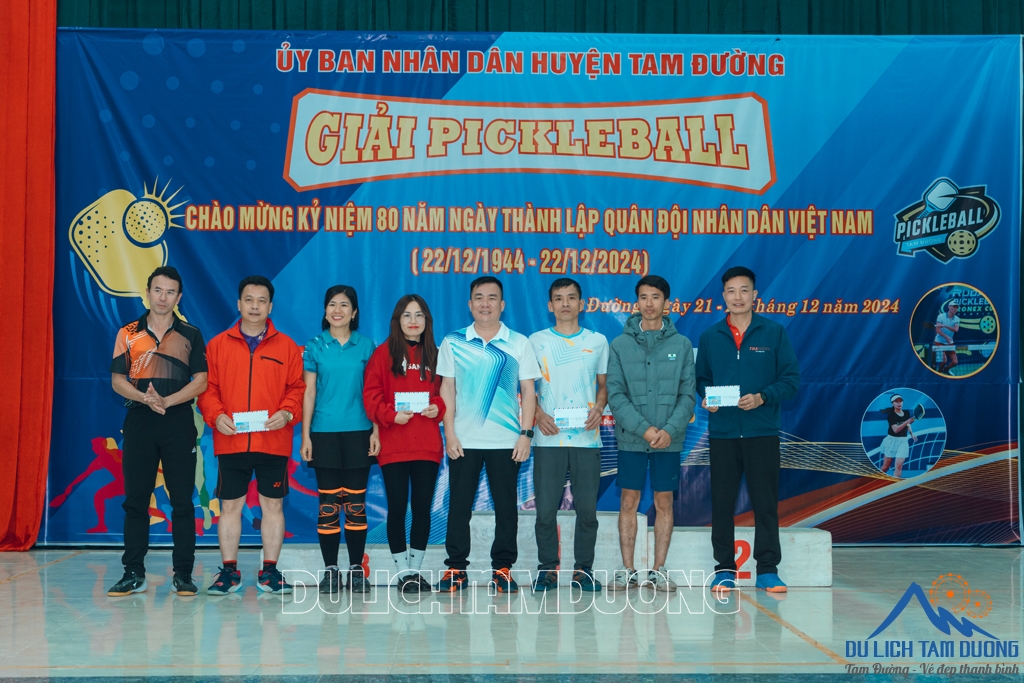 SÔI NỔI GIẢI PICKLEBALL HUYỆN TAM ĐƯỜNG LẦN THƯ I, NĂM 2024