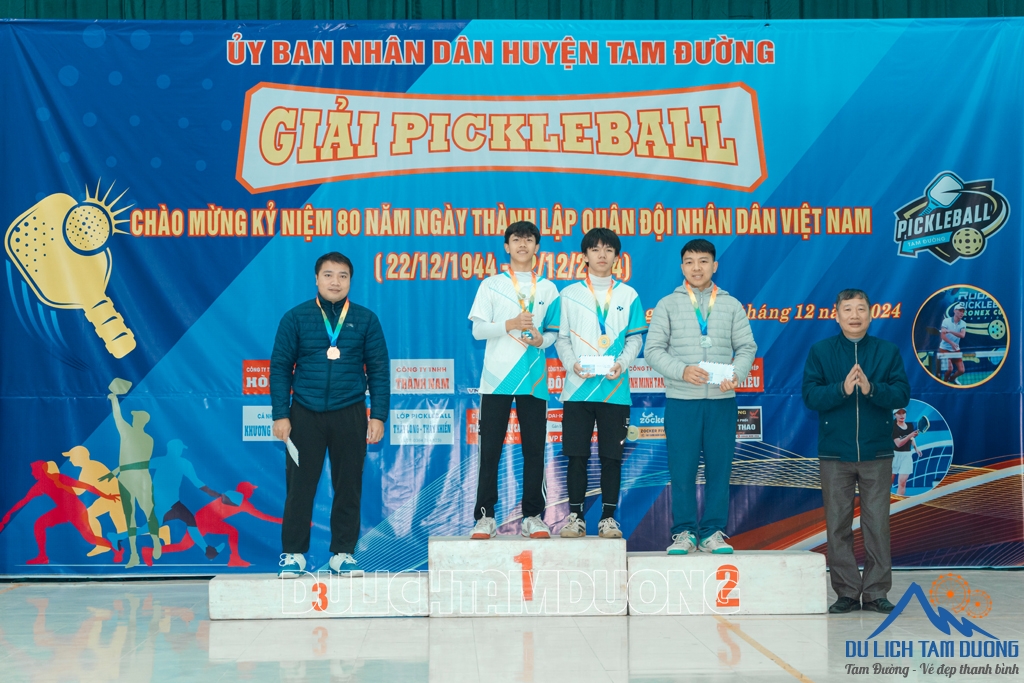 SÔI NỔI GIẢI PICKLEBALL HUYỆN TAM ĐƯỜNG LẦN THƯ I, NĂM 2024